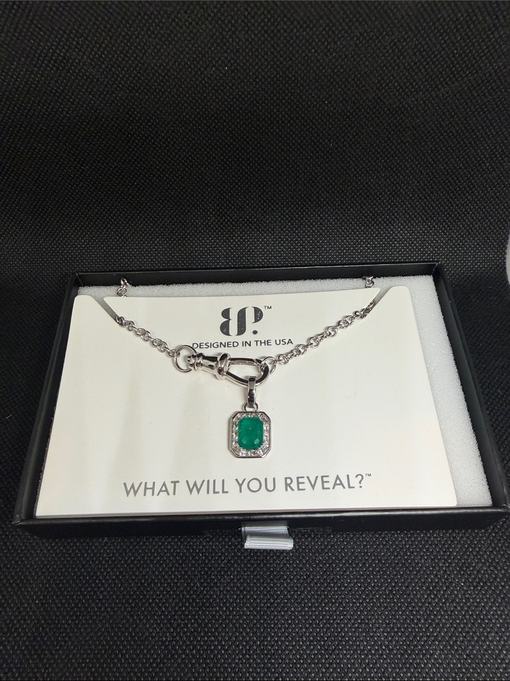 May 26: Emerald on Rhodium - Picture 2 of 3